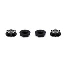 Arrowmax AM-030005-B Alu 1/8Th Wheel Nuts Closed End / Lightweight (Black) (4) 030005B