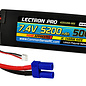 Lectron Pro 2S5200-505  Lectron Pro 2S 7.4v 5200mAh 50C LiPo w/ EC5 Plug