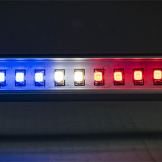 Common Sense RC LED-BAR-3P LED Light Bar - 3.6" - Police Lights (Red, White, and Blue lights)