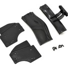 Xray XRA373513-K  X1 Composite Adjustable Rear Wing Black 373513K