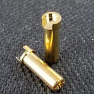 SMC SMC1006 5mm gold plated pure Male connectors plugs (2)