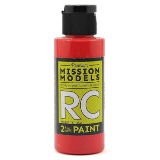 Mission Models MIOMMRC-003  Red Acrylic Lexan Body Paint (2oz)