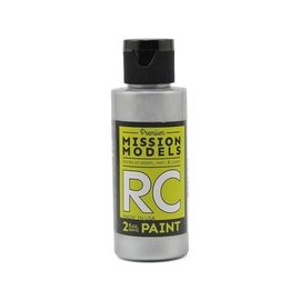 Mission Models MIOMMRC-017  Racing Silver Acrylic Lexan Body Paint (2oz)