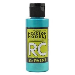 Mission Models MIOMMRC-035  Iridescent Turquoise Acrylic Lexan Body Paint (2oz)