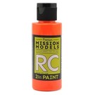 Mission Models MIOMMRC-045  Flourescent Racing Orange Acrylic Lexan Body Paint (2oz) 045
