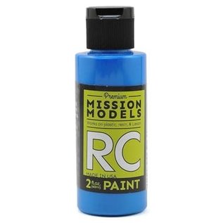Mission Models MIOMMRC-047  Fluorescent Racing Blue Acrylic Lexan Body Paint (2oz)