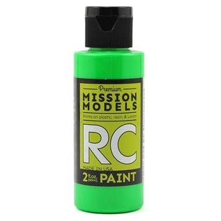 Mission Models MIOMMRC-048  Flourescent Racing Green Acrylic Lexan Body Paint (2oz)
