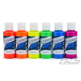 Proline Racing PRO6323-03  Pro-Line RC Body Airbrush Paint Fluorescent Color Set (6)