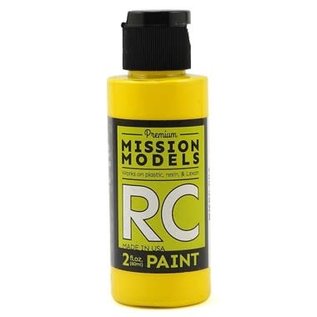 Mission Models MIOMMRC-004  Yellow Acrylic Lexan Body Paint (2oz)