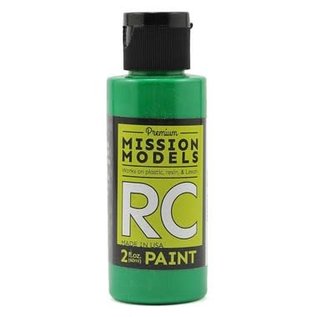 Mission Models MIOMMRC-006  Green Acrylic Lexan Body Paint (2oz)