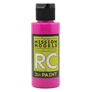 Mission Models MIOMMRC-044  Fluoresent Racing Berry Acrylic Lexan Body Paint (2oz)