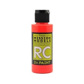 Mission Models MIOMMRC-046  Fluorescent Racing Red Acrylic Lexan Body Paint (2oz)