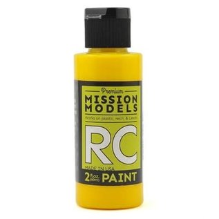 Mission Models MIOMMRC-056  Translucent Yellow Acrylic Lexan Body Paint (2oz)