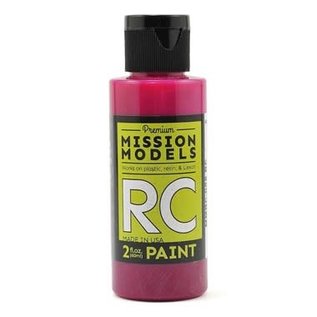Mission Models MIOMMRC-058  Translucent Pink Acrylic Lexan Body Paint (2oz) 058
