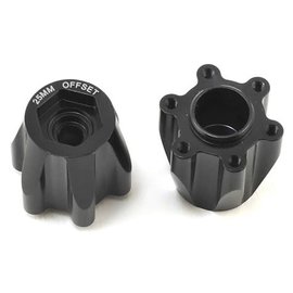 J Concepts JCO2401  Aluminum 25mm Offset Tribute Wheel Adaptor (Black) (2)