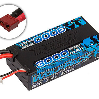 Team Associated ASC758  Wolfpack 2S 7.4v 3000mAh 30C LiPo Shorty w/ Deans Plug