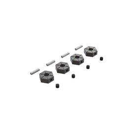 Arrma ARAC9743  AR310816  Wheel Hex Metal 12mm (4) Big Rock Crew ARAC9473