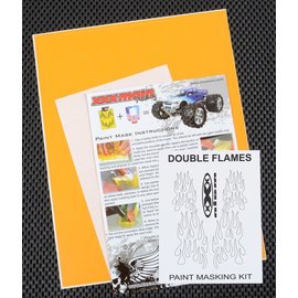 XXX Main M025L Double Flames Paint Mask Kit