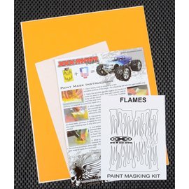 XXX Main M004L Flames Paint Mask Kit