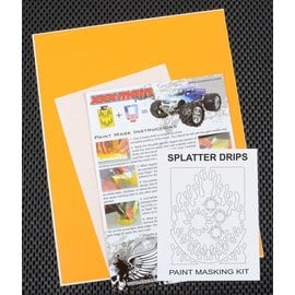 XXX Main M046L Splatter Drips Paint Mask Kit