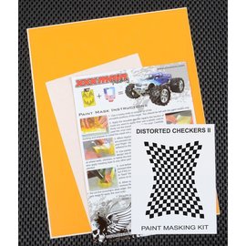 XXX Main M006L Distorted Checkers 2 Paint Mask Kit