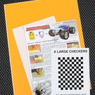 XXX Main XXXM016L X Large Checkers Paint Mask Kit