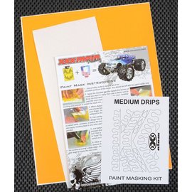 XXX Main M003L Medium Drips Paint Mask Kit