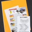 XXX Main M070L Sic Flames Paint Mask Kit