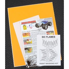 XXX Main M070L Sic Flames Paint Mask Kit