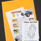 XXX Main M042L Tribal Mayhem Paint Mask Kit