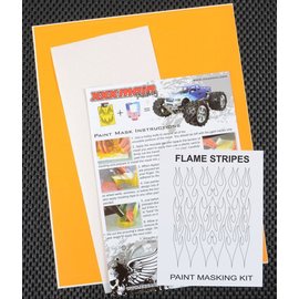 XXX Main M040L Flame Stripes Paint Mask Kit