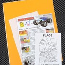 XXX Main M045L Flags Paint Mask Kit