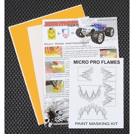 XXX Main M004S Micro Pro Flames Paint Mask Kit