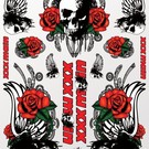 XXX Main S033  Skulls & Roses Sticker Sheet