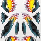 XXX Main XXXS013  Carbon Tear Sticker Sheet