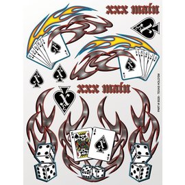 XXX Main XXXS028  Texas Holdem Sticker Sheet