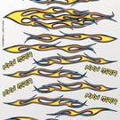 XXX Main S027  Flammable Sticker Sheet