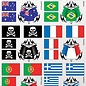 XXX Main S026  Flags 2 Sticker Sheet