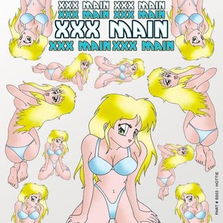 XXX Main S003  Hottie Sticker Sheet