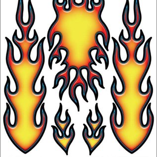 XXX Main R004  Fire Internal Graphics Sticker Sheet