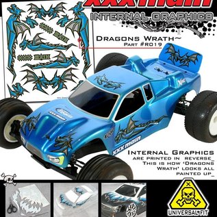 XXX Main R019  Dragon's Wrath Internal Graphics Sticker Sheet