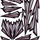 XXX Main R016  Dysfunctional Internal Graphics Sticker Sheet