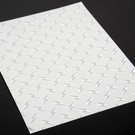 XXX Main XXXV019C Chrome Diamond Plate Decals