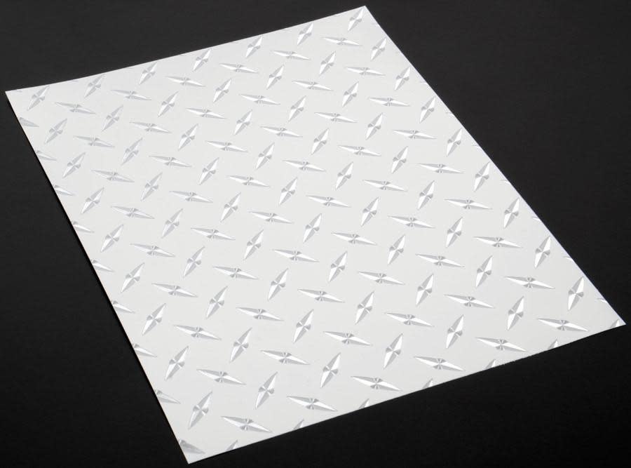V019C Chrome Diamond Plate Decals Michael's RC Hobbies