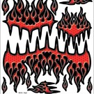 XXX Main XXXR018  Heat Internal Graphics Sticker Sheet