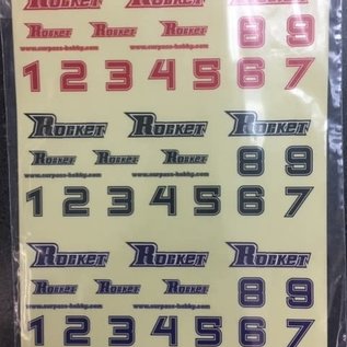 Surpass Hobby USA Surpass Hobby Rocket Racing Sticker Sheets (2)