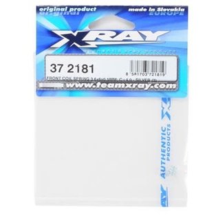 Xray XRA372181  Front Spring 4.75 Coils 3.6x6x0.55mm, C=4.0 - Silver (2) X12 X1 X10