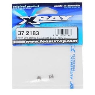 Xray XRA372183  Front Spring 4.25 Coils 3.6x6x0.6mm, C=6.0 - Grey (2)  X12 X1 X10