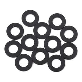 1UP Racing 1UP80301  3x6x0.25mm Precision Aluminum Shims (Black) (12)