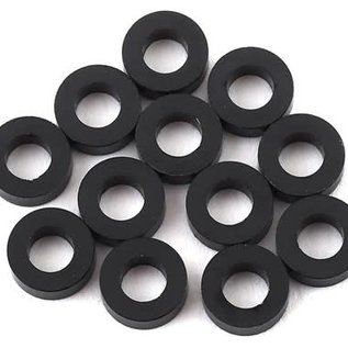 1UP Racing 1UP80304  3x6x2mm Precision Aluminum Shims (Black) (12)